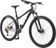 Bicicleta GT Avalanche Comp Gloss Black Cyan Blue Gunmetal 2023, Marime: XS (27.5")