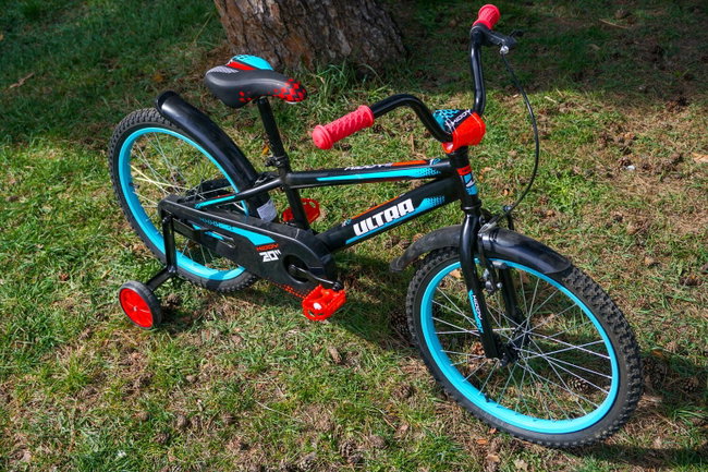 Bicicleta copii mtb ULTRA Kidy 20 C-Brake Negru Mat | 6-8 ani