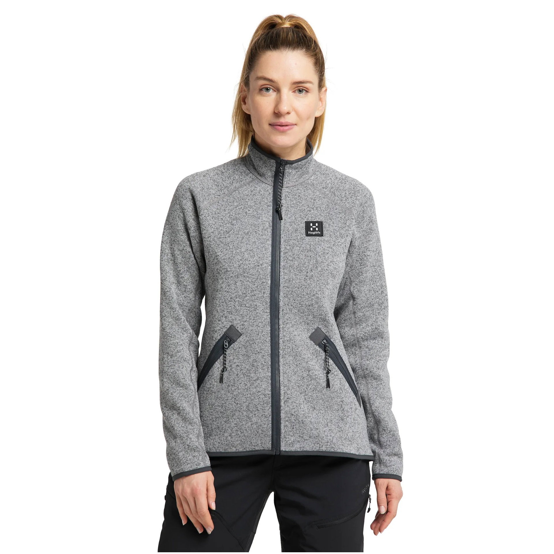 Haglofs Haglofs - Jacheta fleece femei vreme rece Risberg jacket - gri deschis