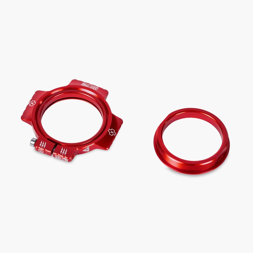 Bicycle Bottom Brackets Piulita pretensionare rulmenti pedalier Muc-Off Crank Preload Ring Rosu