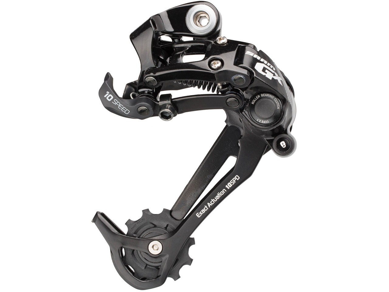 Bicycle Derailleurs Schimbator Spate Sram GX Type 2.1 10 Viteze Patina Lunga Negru