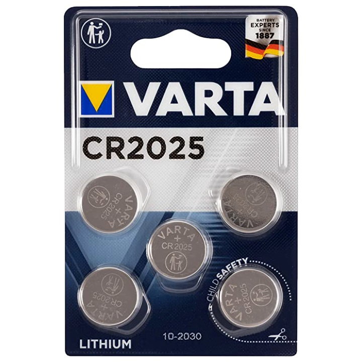 telecomenzi bft Varta - baterie tip moneda CR2025 - set 5 bucati