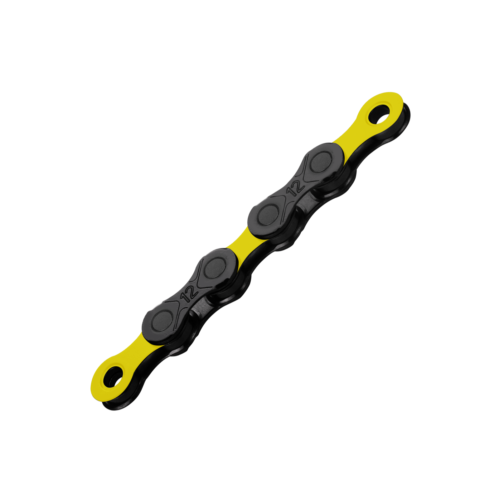 Bicycle Chains Lant KMC DLC 12 Negru/Galben 12 Viteze 126 Zale