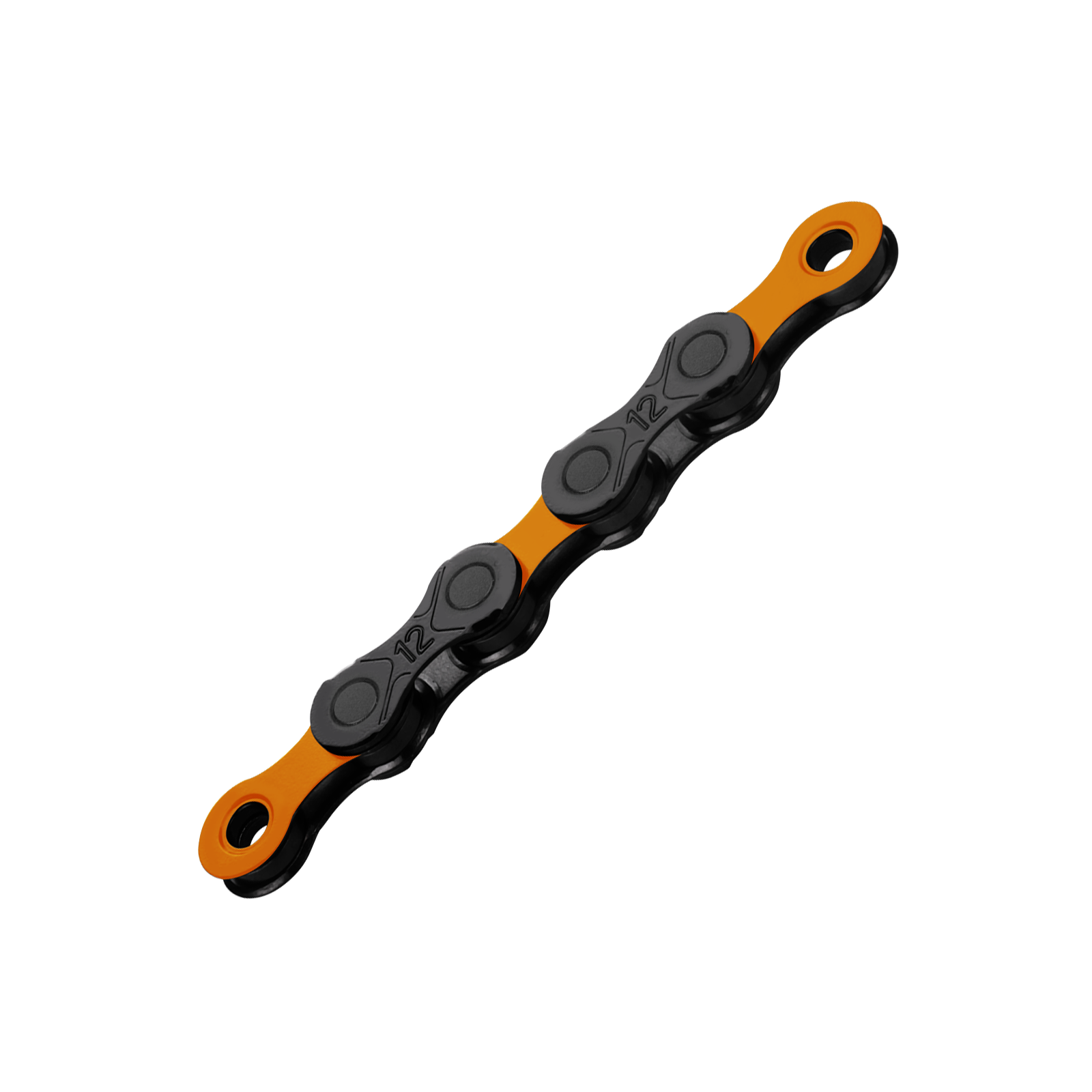 Bicycle Chains Lant KMC DLC 12 Negru/Portocaliu 12 Viteze 126 Zale
