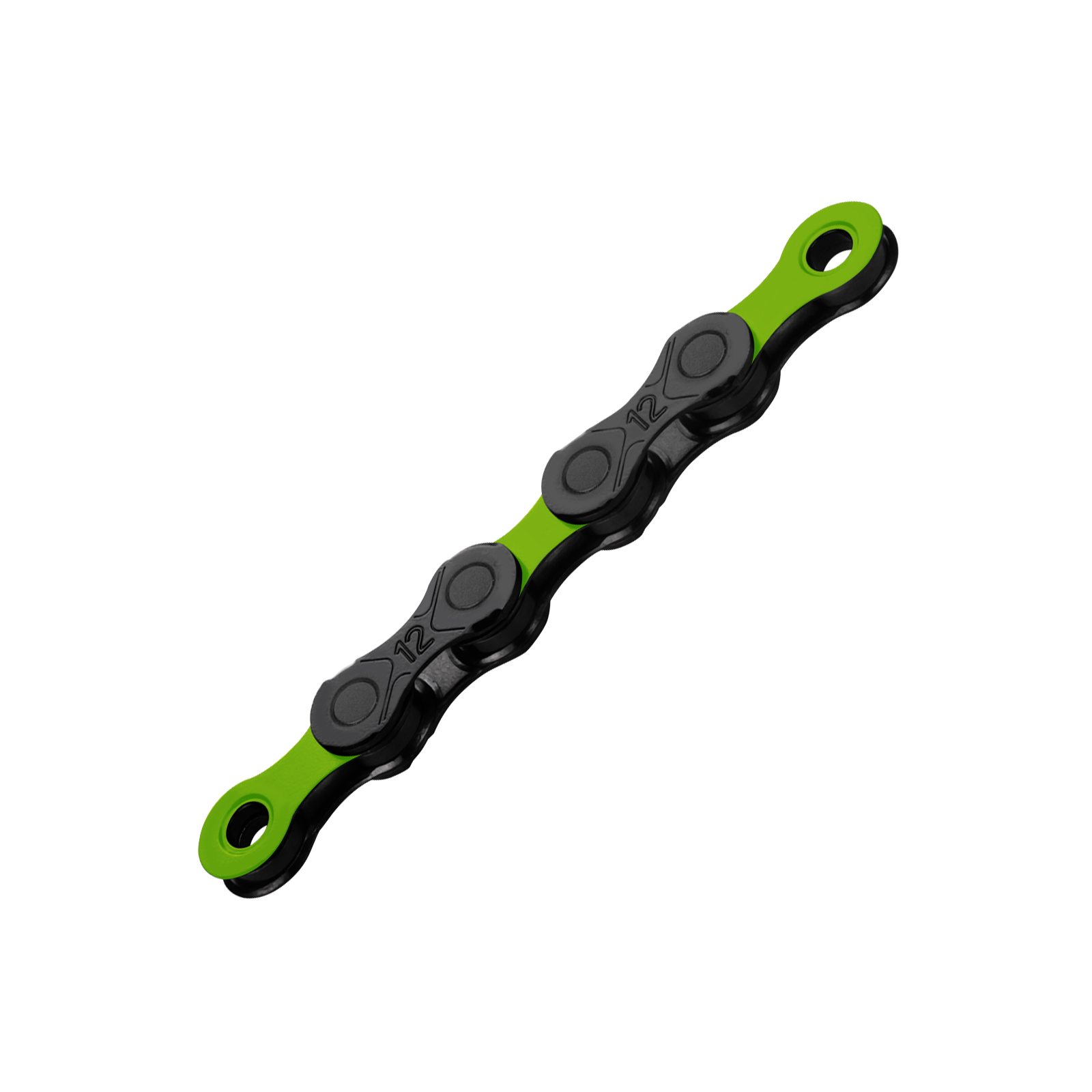 Bicycle Chains Lant KMC DLC 12 Negru/Verde 12 Viteze 126 Zale