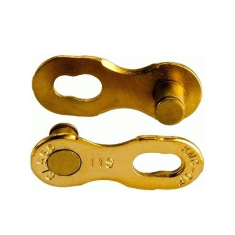 Bicycle Chains Za Rapida KMC Missing Link 11R Ti-N Gold 11 Viteze