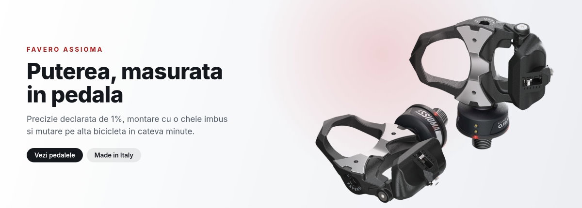 Favero Assioma DUO - pedale cu power meter integrat pentru biciclete de sosea