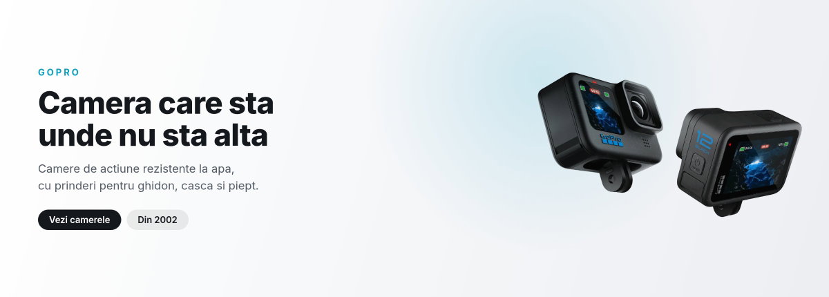 Camera de actiune GoPro HERO12 Black, rezistenta la apa