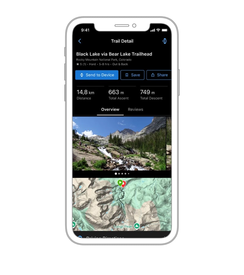 TRASEE GARMIN