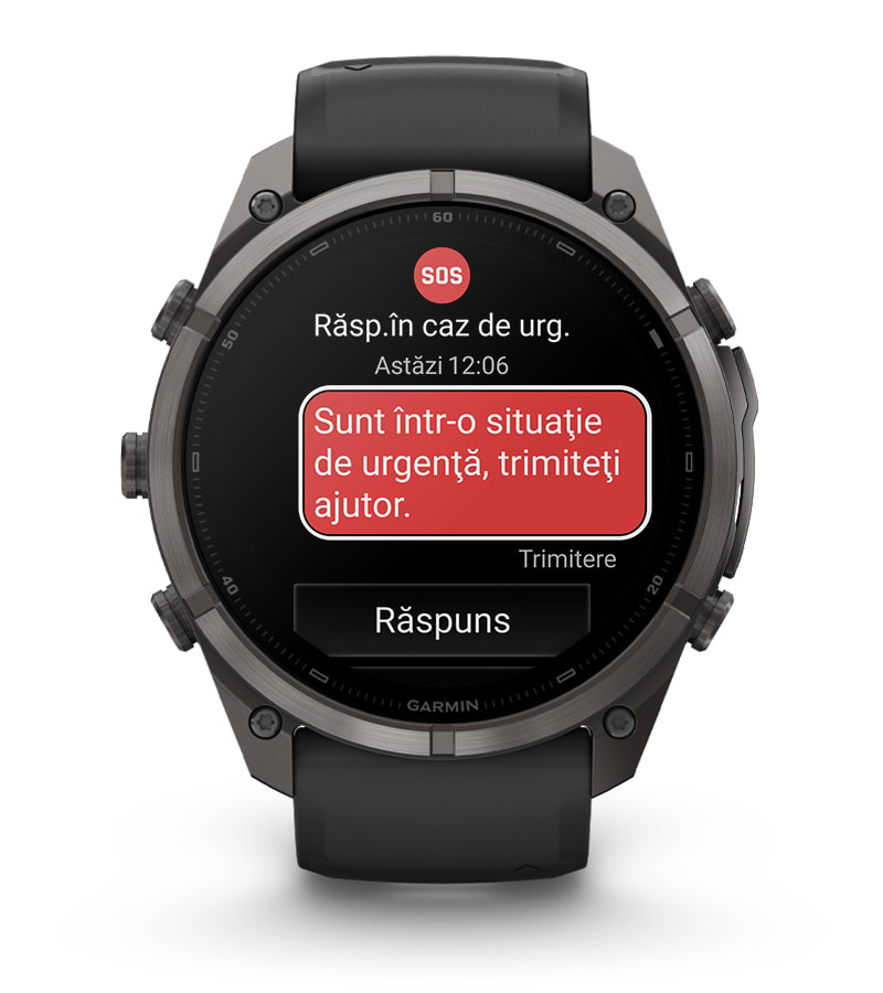MESAGERIE SOS ȘI CENTRUL GARMIN RESPONSE℠