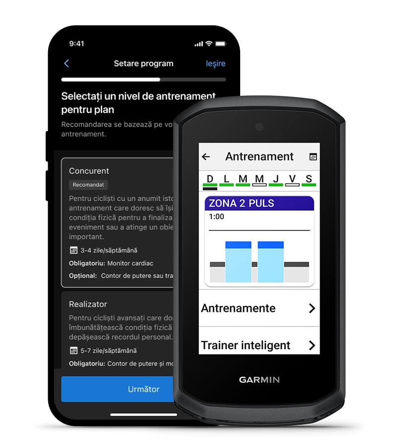 PLANURILE DE ANTRENAMENT ALE ANTRENORULUI GARMIN