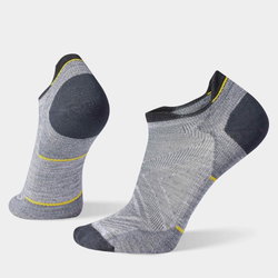Șosete Merino alergare Smartwool Run - gri mediu | Low Ankle | Zero Cushion