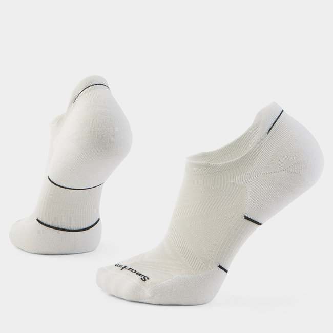 Șosete Merino alergare Smartwool Run - negru/alb Black-White | Low Ankle | Targeted Cushion