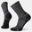 Șosete Merino hiking Smartwool Hike - gri Medium Gray | Crew | Light Cushion