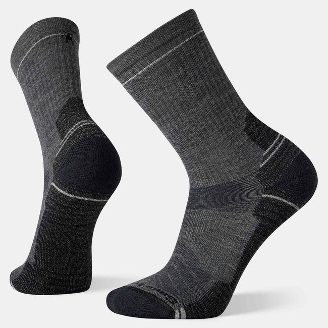 Șosete Merino hiking Smartwool Hike - gri Medium Gray | Crew | Light Cushion