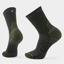 Șosete Merino hiking Smartwool Hike - gri Charcoal | Mid Crew | Targeted Cushion
