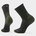 Șosete Merino hiking Smartwool Hike - gri Charcoal | Mid Crew | Targeted Cushion