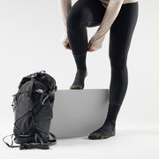 Șosete Merino hiking Smartwool Hike - gri Charcoal | Mid Crew | Targeted Cushion