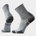 Șosete Merino hiking Smartwool Hike - gri deschis Light Gray | Mid Crew | Targeted Cushion