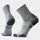Șosete Merino hiking Smartwool Hike - gri deschis Light Gray | Mid Crew | Targeted Cushion