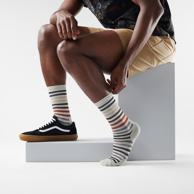 Șosete Merino Smartwool Everyday Spruce Street - gri Ash | Crew | Relaxed Fit
