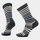 Șosete Merino Smartwool Everyday Spruce Street - negru/alb | Crew | Relaxed Fit