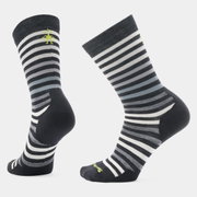 Șosete Merino Smartwool Everyday Spruce Street - negru/alb | Crew | Relaxed Fit