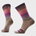 Șosete Merino casual Smartwool Everyday Stitch Stripe - bej Fossil | Purple | Crew