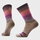 Șosete Merino casual Smartwool Everyday Stitch Stripe - bej Fossil | Purple | Crew