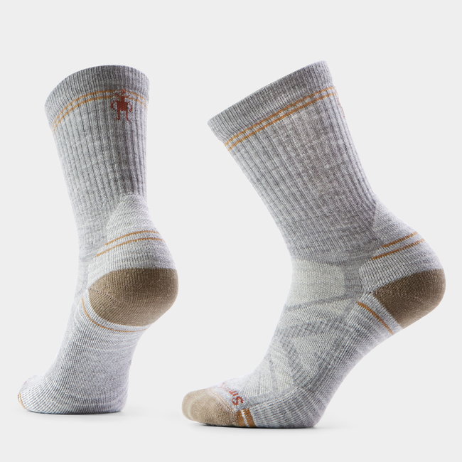 Șosete Merino hiking Smartwool Hike - gri deschis | Crew | Light Cushion