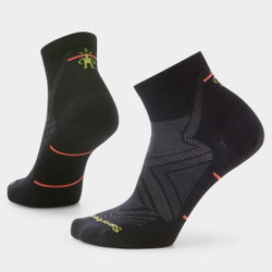 Șosete Merino alergare Smartwool Run - negru | Ankle | Zero Cushion