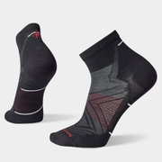 Șosete Merino alergare Smartwool Run - Ankle | Zero Cushion - Black