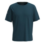 Tricou sport bărbați Smartwool Active Ultralite - Merino + TENCEL™ - albastru Twilight