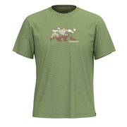 Smartwool - tricou merino - Bear View Short Sleeve Graphic Tee - Verde