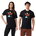 Smartwool - tricou merino - Night Camp Short Sleeve Graphic Tee - Negru