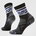 Șosete Merino hiking Smartwool Hike Zig Zag Valley - negru | Mid Crew | Light Cushion