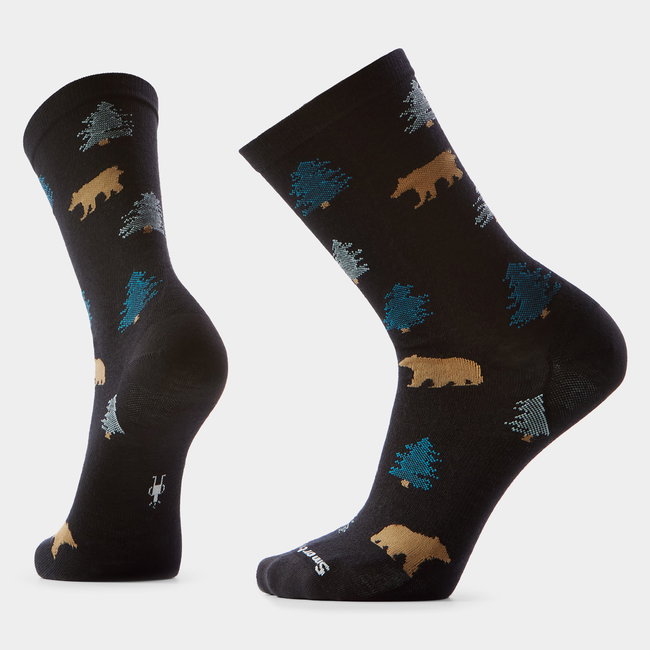Șosete Merino Smartwool Everyday Through the Trees - negru | Crew