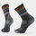 Șosete Merino hiking Smartwool Hike Pride - gri Charcoal | Crew | Light Cushion