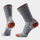 Șosete Merino hiking Smartwool Hike - gri Medium Gray - femei | Crew | Targeted Cushion