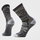 Șosete Merino hiking Smartwool Hike Mountain Range - gri Charcoal | Light Gray | Crew | Light Cushion