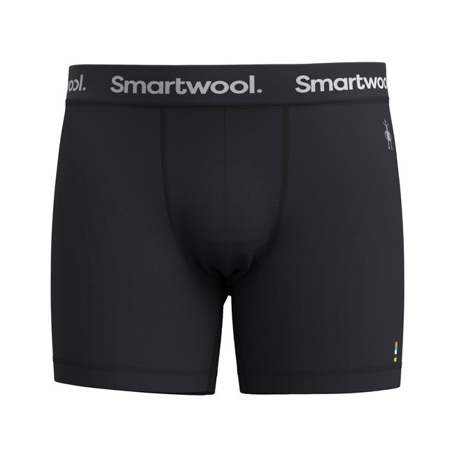 Boxeri Merino Smartwool Everyday Merino Boxer Brief - negru | confort zilnic