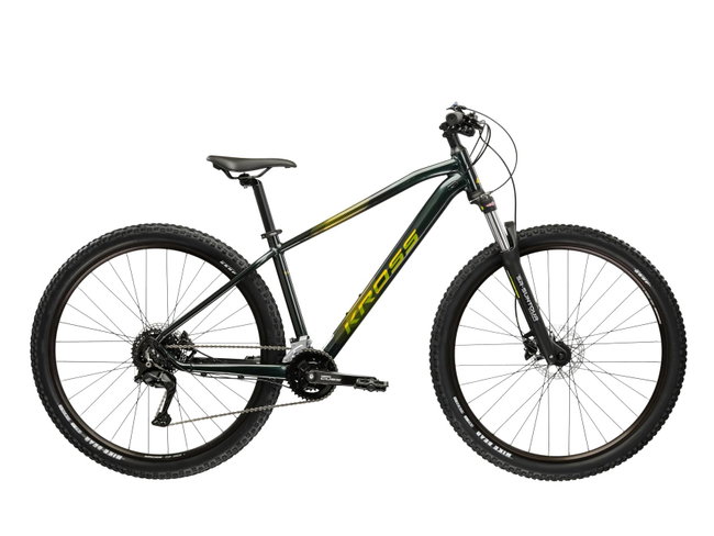 Bicicleta MTB Hardtail Kross Hexagon 5.0 29 inch verde Shimano Acera