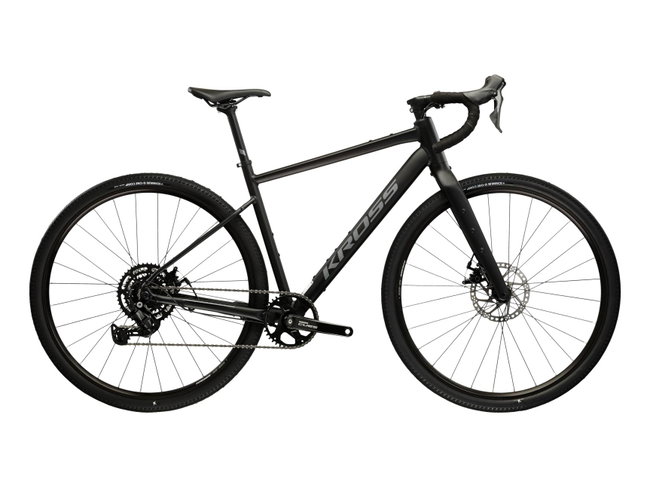 Bicicleta Gravel Kross Esker 1.0 28 inch neagra Shimano Cues
