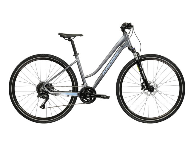 Bicicleta Trekking Kross Evado 5.0 28 inch gri Shimano Cues