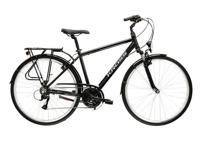 Bicicleta Trekking Kross Explorer 2.0 28 inch neagra
