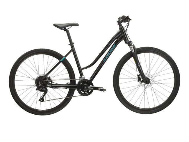 Bicicleta Trekking Kross Evado 5.0 28 inch neagra Shimano Cues