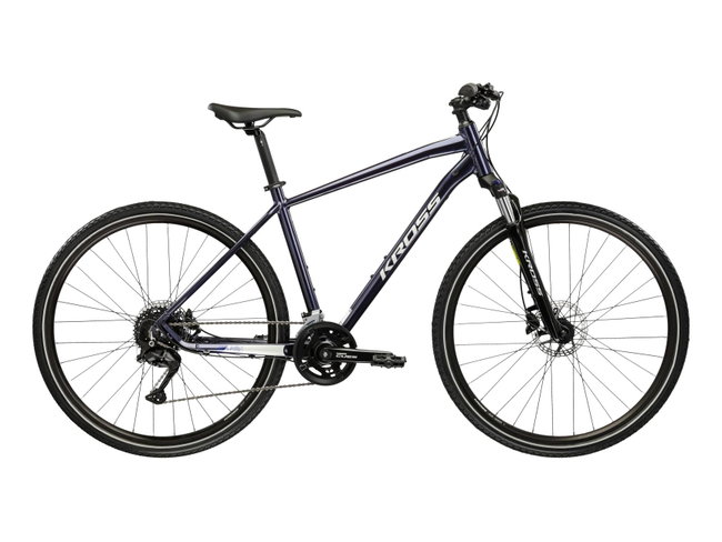 Bicicleta Trekking Kross Evado 5.0 28 inch bleumarin Shimano Cues