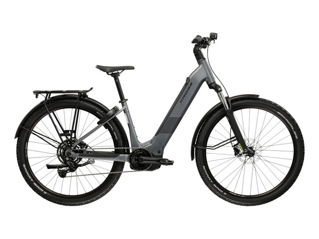 Bicicleta Electrica MTB Kross Influx HYB SUV LS 2.0 600 29 inch gri Shimano Cues