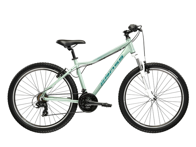Bicicleta MTB Hardtail Kross LEA X100 26 inch mint Shimano Tourney