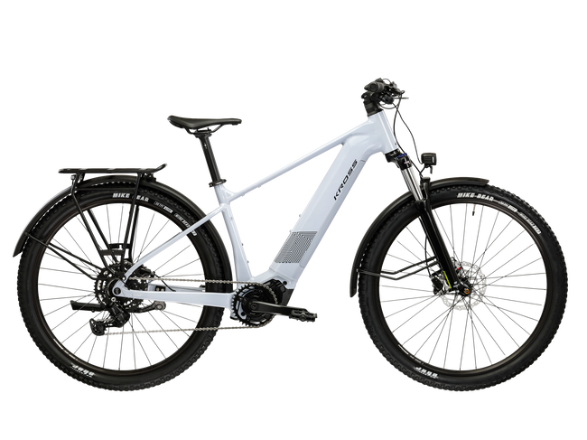 Bicicleta Electrica MTB Kross Influx SUV HYB 1.0 820 29 inch gri Shimano Cues